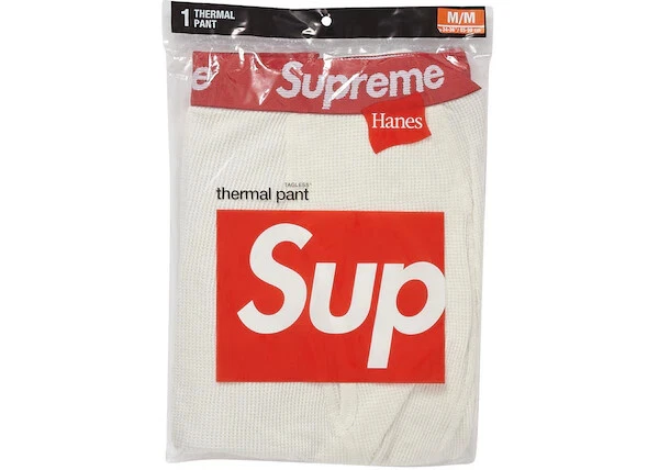 Taille XXL   Pantalon Thermique Supreme Hanes (1 Pack) Pack Naturel) Naturel 