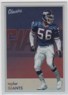 2022 Classics Lawrence Taylor Team Colors Throwback Edition Case