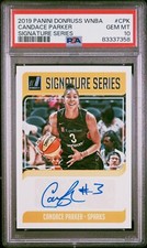 2019 PANINI WNBA CANDACE PARKER Signature Series AUTO SIGNED PSA 10 Sparks!