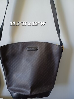 Authentic Vintage Lanvin Paris Shoulder Bag 020 - 1980s-1990s New Made In Italy