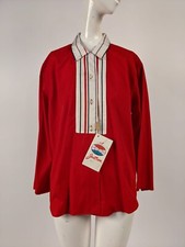 DEADSTOCK VINTAGE 1960 S JANTZEN SHIRT W STRIPED FRONT COLLAR