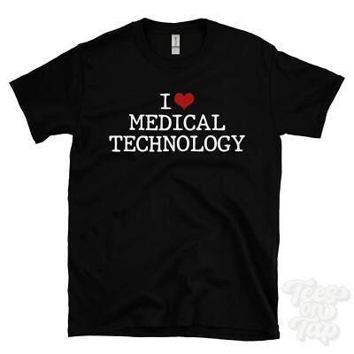 I LOVE MEDIZINTECHNIK T-SHIRT Herz Gesundheitswesen Innovation Geräte Gesundheit