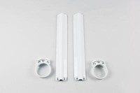 Gabelschutz Gabelprotektoren Fork Guards Passt An Suzuki Rm 125 250 1991 Weiß