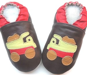 soft sole leather slippers