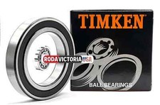 TIMKEN 6016 2RS Deep Groove Ball Bearing, Rubber Sealed 80x125x22 mm