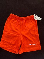 Champion Brand Full Logo Active Sweat Shorts Youth Size L 14-26 RARE NWT VTG