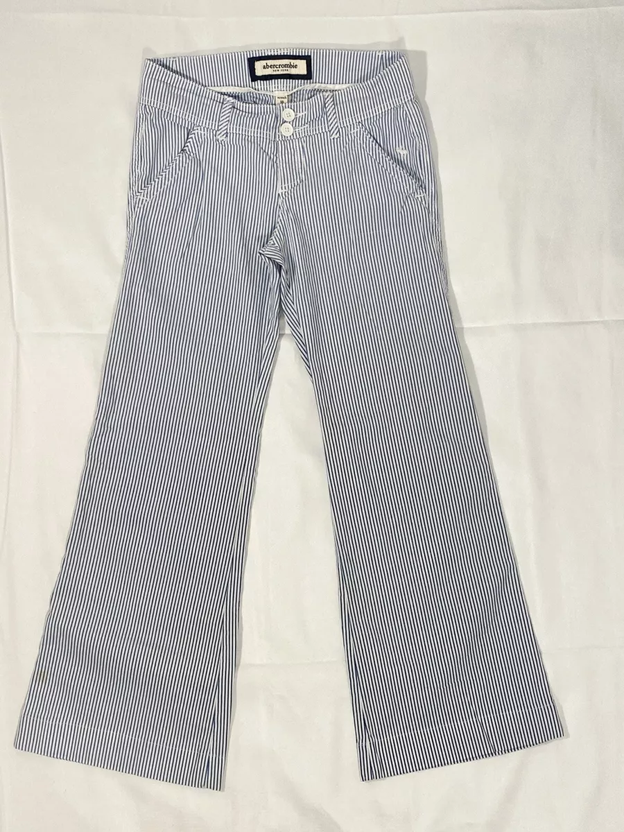 Abercrombie striped pants sale