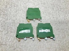 Entrelec M4/6.P Green Yellow Wire Terminal M46P Lot of 3 (TSC)