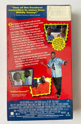Next Friday Ice Cube VHS 2000 New Factory Sealed w/ Watermark