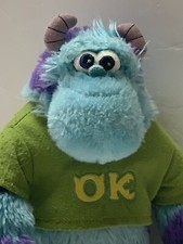 Disney Pixar Plush Monsters Inc University Sulley 9" Stuffed Animal Sully