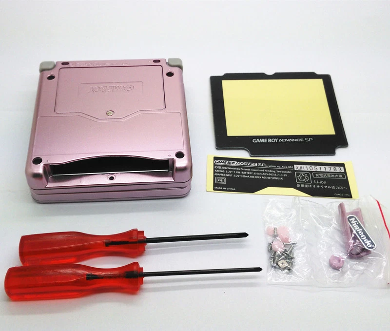 New Pink Shell Housing For Nintendo Gameboy Advance SP GBA SP Console - Image 4 of 4