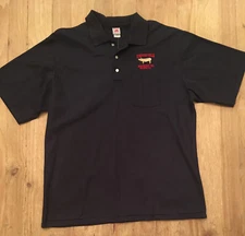 VINTAGE Red Kap Polo Shirt Men Large Smithfield Packing Company