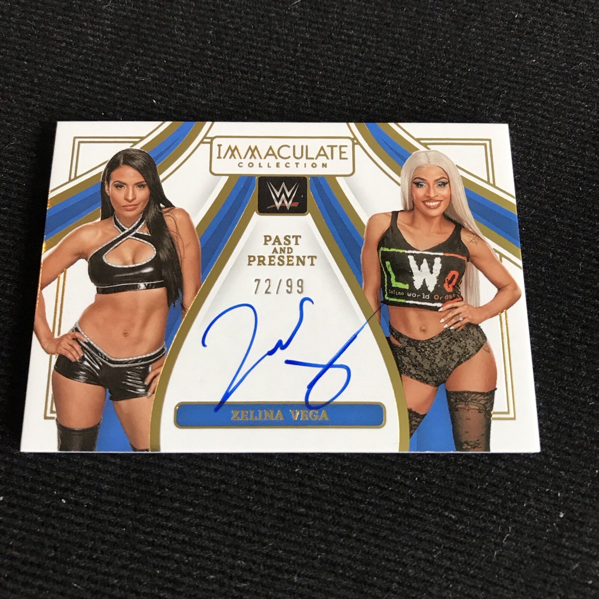 2023 Panini Immaculate Collection WWE Zelina Vega Past And Present