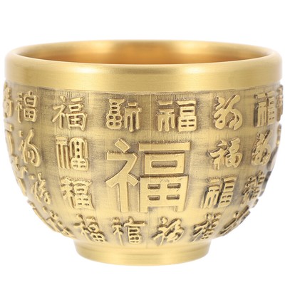  Decorative Bowl Brass Messingverzierungen Büro Reichtum Schüssel