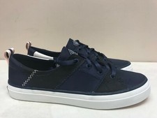 Womens Sz 7 Sperry Crest Vibe Bionic Navy Pink STS83719
