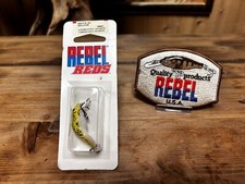Vintage Rebel Reds Tough Ultra Lite Frog 🐸 NOC Bass Crappie Fishing Lure