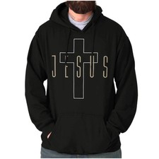 Christian Faith Religion Worship Jesus Cross Hoodie Men Women Hooded Sweatshirt