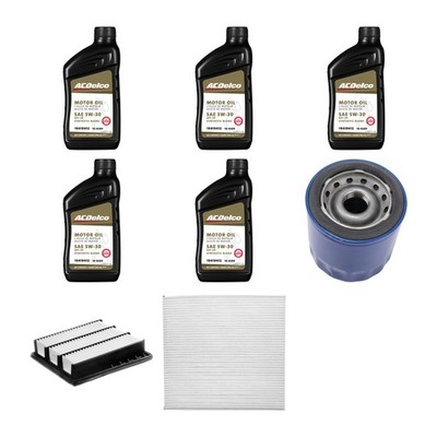 ACDelco 10-9289 5W-30 Syn Blend / Air Oil Cabin Filters PF1127 CF3243 A3643C
