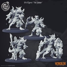 Kobold Leader miniatures - DnD miniatures - fantasy Role Playing Game - Pathfin