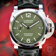 2022 Panerai Luminor Marina Quaranta Verde Militare PAM01304 Complete w/Warranty