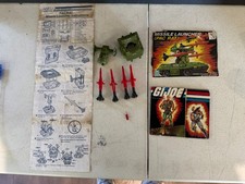 Vintage 1987 G.I. Joe PAC/RAT Missile Launcher Hasbro Box Instructions