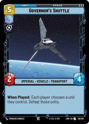 4X-Governor's Shuttle-SWU07-A Lawless Time-Star Wars Unlimited