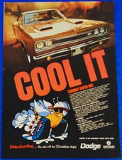 1969 Dodge Cornet Super Bee Iconic American Muscle Car Original Vintage Print Ad