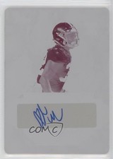 2020 Leaf Ultimate Draft Printing Plate Magenta 1/1 Dylan Moses Auto 0x5w