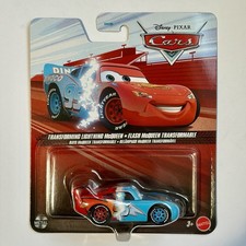 Disney Pixar Cars Transforming Lightning McQueen 95 Dinoco Daydream Red Blue