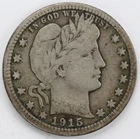F 1915 S Barber Quarter