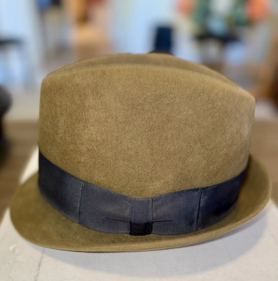 Stetson Playboy Fur Fedora size 7 1/4 - Image 2 of 4