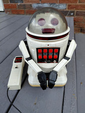 VINTAGE 1980s TOMY VERBOT & MICROPHONE ROBOT ...