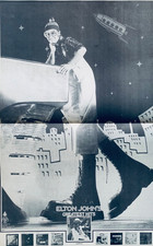 ELTON JOHN 1974 original POSTER ADVERT GREATEST HITS