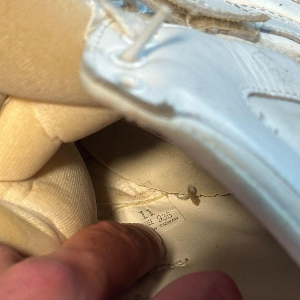 Rare Vintage Spot-Bilt NBTA Basketball Shoes Men's US 11 White High Top NBA