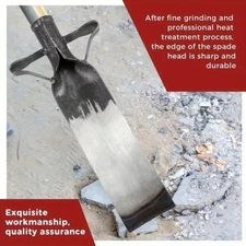 Spade Head Cut End Shovel Farm Tool Soil Digging Plant Flower Garden Seed Scrape