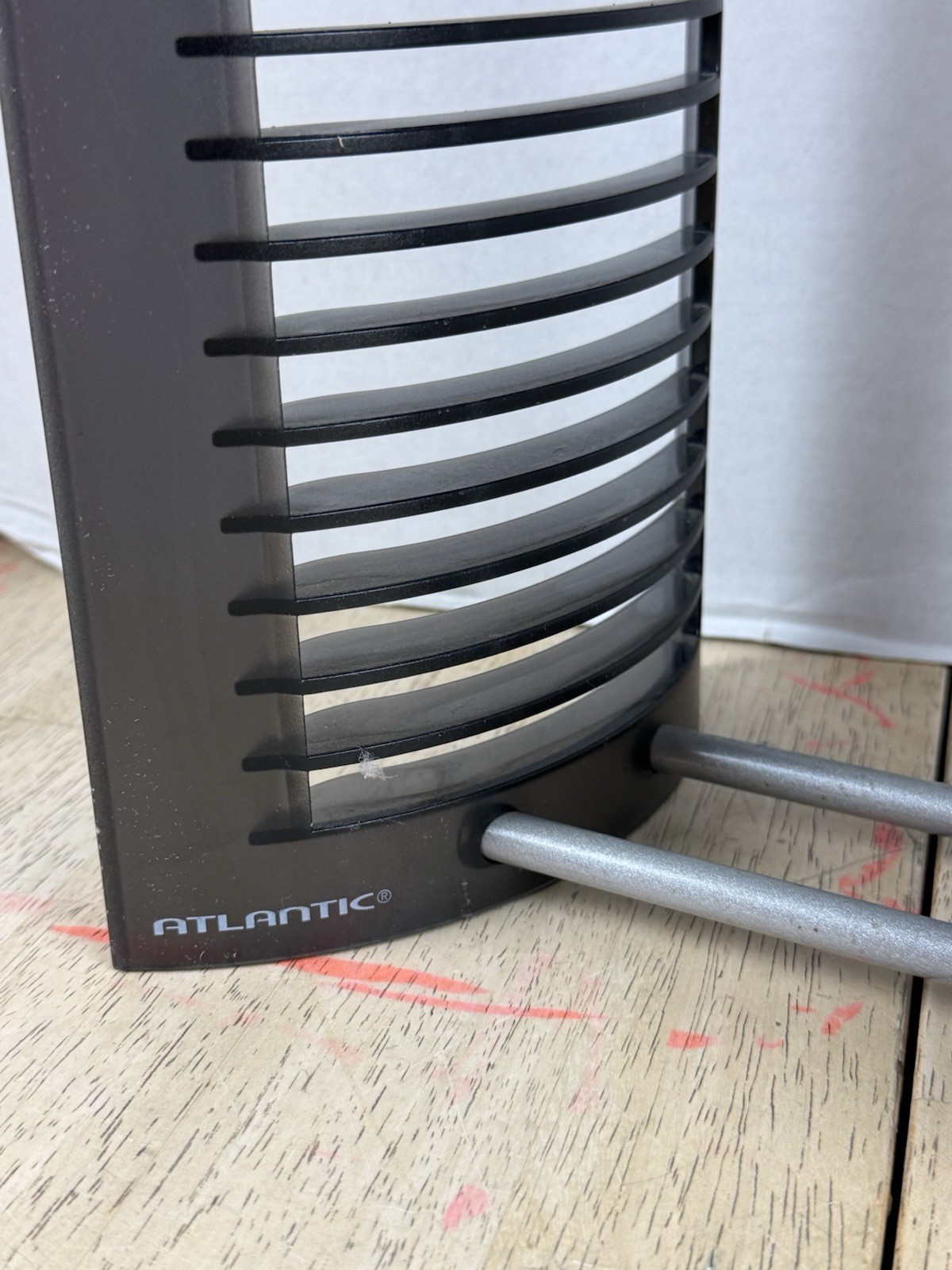 Atlantic Gray CD Tower Rack Storage Holder Organizer Future Post Modern VTG Y2K