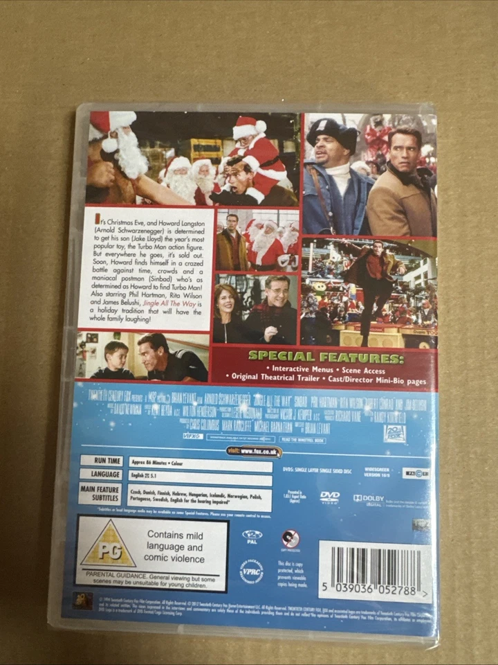 Jingle All the Way [1996] NEW SEALED DVD - Image 2 of 2