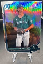2022 Bowman Draft Walter Ford #BDC-187 Chrome Refractor 1st Prospect Mariners