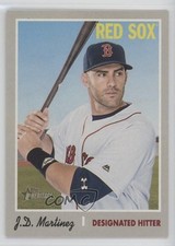 2019 Topps Heritage High Number SP (Team Name Color Variation) JD Martinez 1t1s