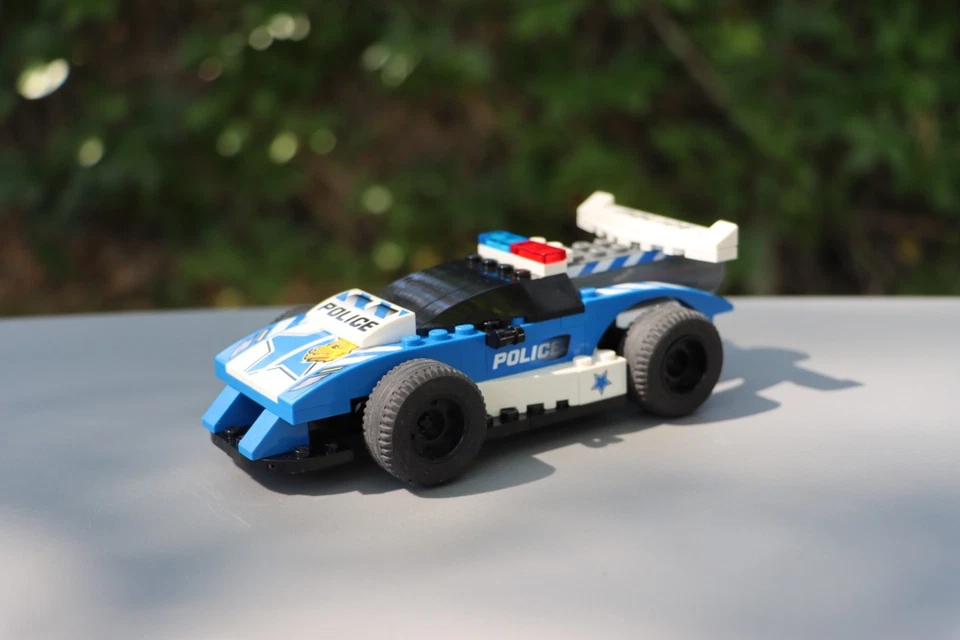 LEGO® Racers 7970 Hero 100% Complete With Instructions Police Cop Car W/Launcher - Image 2 of 4