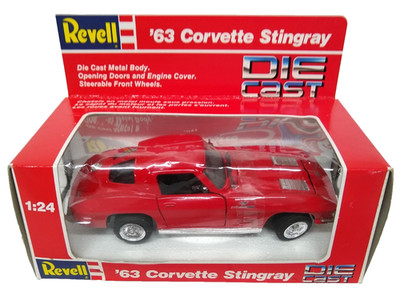Revell 1:24 1963 Chevrolet Corvette Stingray Split WIndow Die Cast 1988 8613