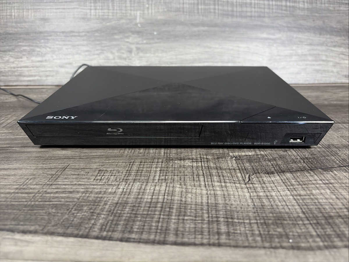 Sony BDP-S1200 Blu-ray Disc Player No Remote Tested working Sony BDP-S1200 Blu-ray Disc Player No Remote Tested working
