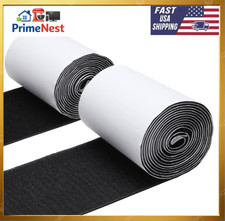 4.4 Inches x 7 Feet Strong Sticky Back Heavy Duty Hook and Loop Tape Adhesive