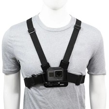 Chest Strap Mount Harness for GoPro Hero DJI Osmo Insta360 Action Cameras