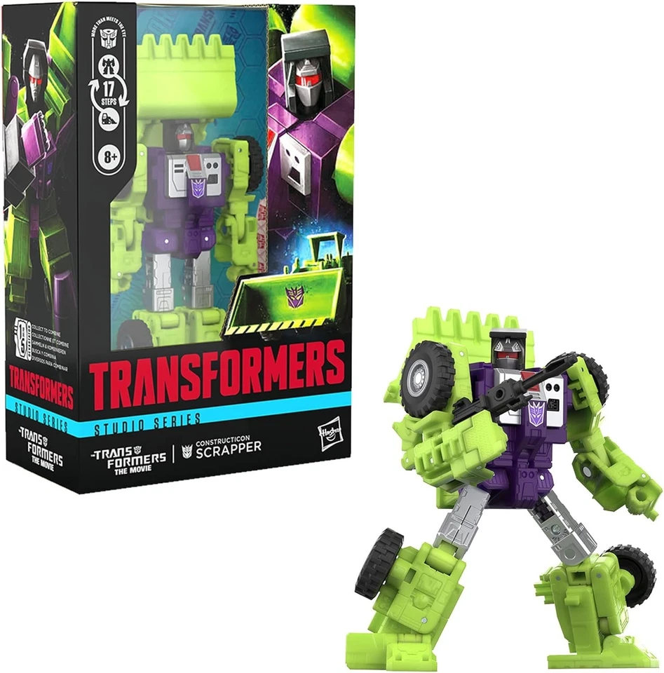 TRANSFORMERS STUDIO SERIES - SCRAPPER Constructicon Caricatore Hasbro 16 cm - Immagine 2 di 4