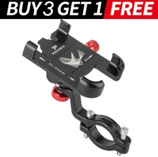 Aluminium Motorcycle Handlebar 360° Cell Phone Mount Holder Bicycle GPS Bracket