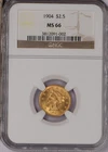 1904 Gold Liberty Head $2.5 NGC MS66