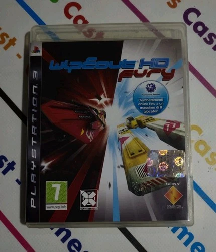 WIPEOUT HD FURY PS3 PLAYSTATION 3 ITALIAN MINT COMPLETE