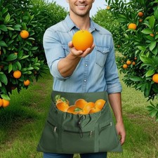 Obst Pfl&uuml;cktasche Oxford Textil Garten H&uuml;ftsch&uuml;rze H&auml;nde Gem&uuml;se Ernte