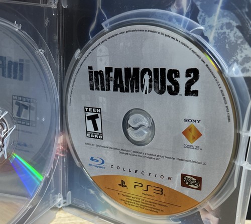 inFamous Collection (Sony PlayStation 3 PS3) completo di custodia pulito testato - Foto 4 di 4
